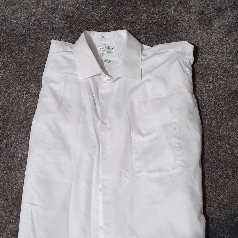 Van Heusen tall white dress shirt